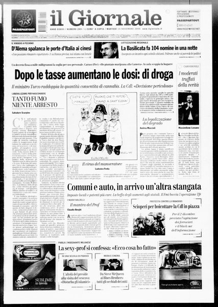 Il giornale : quotidiano del mattino